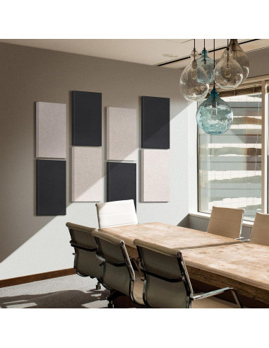 Panel Acústico de Fibra de Vidrio Lino 60x30 cm - 4 Piezas