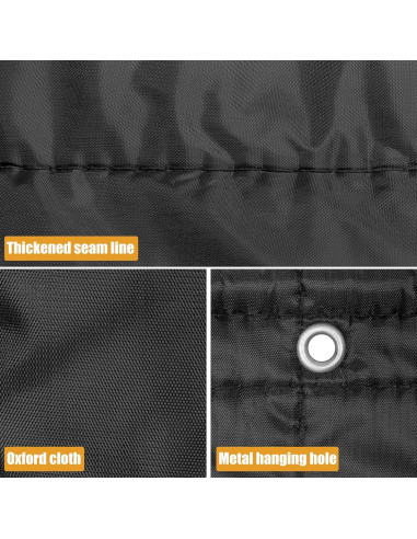 Manta Absorbente de Sonido Negra 121.92x121.92 cm 0.4 cm Grosor