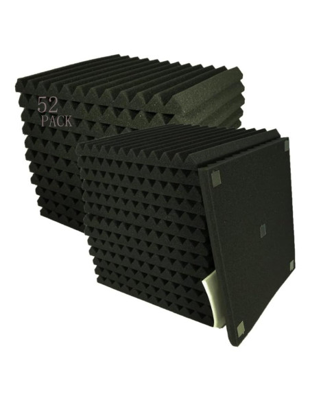 Paquete de 52 cintas adhesivas doble cara negras 2.54 cm x 30.48 cm Paquete de 52 cintas adhesivas doble cara negras 2.54 cm x 30.48 cm