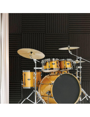 Paquete de 52 cintas adhesivas doble cara negras 2.54 cm x 30.48 cm