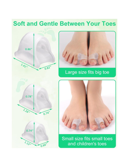 10 Piezas Correctores de Dedos en Martillo PDRODE Pequeño