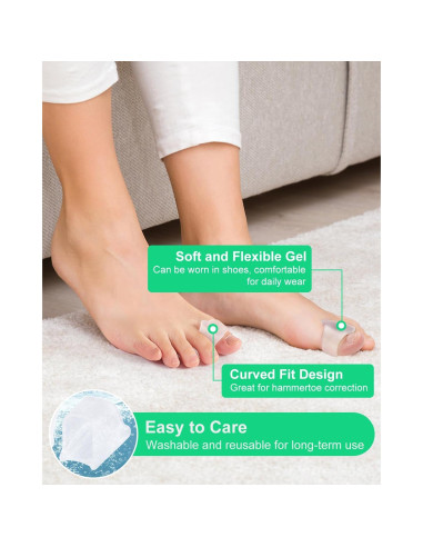 10 Piezas Correctores de Dedos en Martillo PDRODE Pequeño