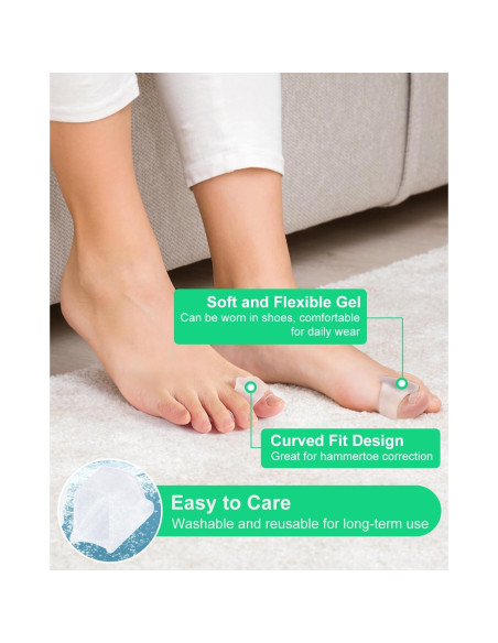 10 Piezas Correctores de Dedos en Martillo PDRODE Pequeño