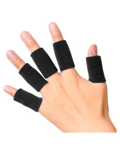 Mangas para Dedos JBM 5Pack Compresión Unisex Negro