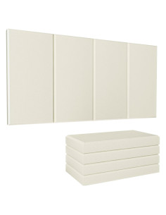 Paneles Acústicos GINCHAIN 4 PCS Beige 60x30cm Aislantes Sonido