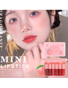 Set de Tinte de Labios Eakroo 6 Colores Multiusos Hidratante 2