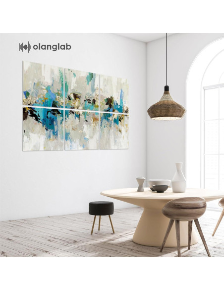 Paneles Acústicos Olanglab 6 Piezas 60x60cm Aislantes de Sonido