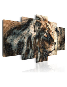 Lienzo Acústico artgeist África 225x112.5 cm 5 Piezas