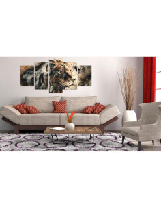 Lienzo Acústico artgeist África 225x112.5 cm 5 Piezas 2