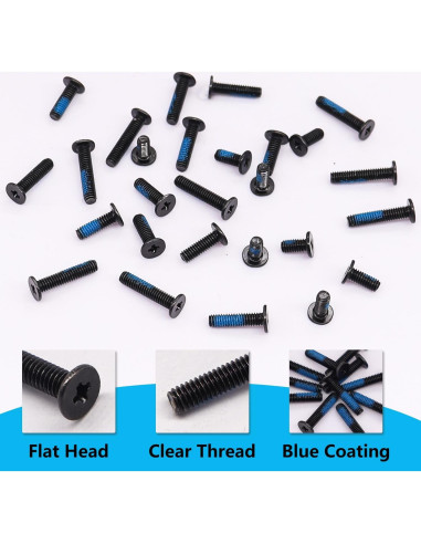 Kit de 500 Tornillos para Laptop Bemaka M2 M2.5 M3 Azul