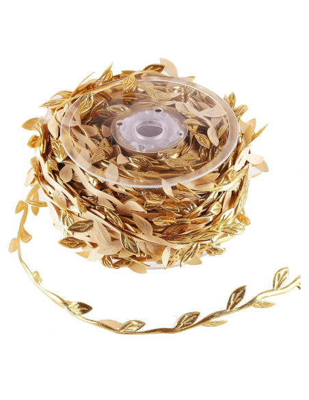 Cinta de Hoja de Oro Artificial DECORA 36 Yards 32.92m