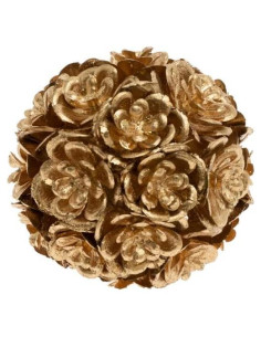 Bola de Beso Topiaria Falsa Boston International 5.72 cm Dorado