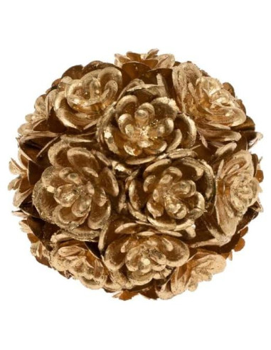 Bola de Beso Topiaria Falsa Boston International 5.72 cm Dorado