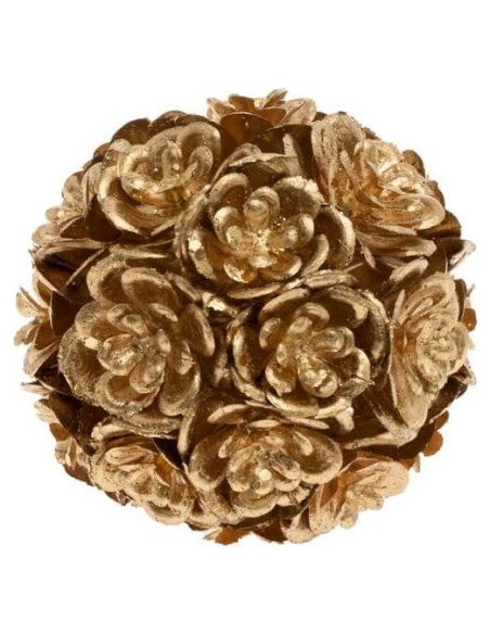 Bola de Beso Topiaria Falsa Boston International 5.72 cm Dorado