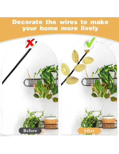 200 Hojas de Seda Artificial Doradas KALIONE para Decoración