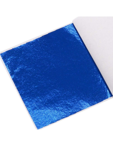 50 Hojas Papel Foil Imitación Dorado SUPVOX 21.6x20.3cm