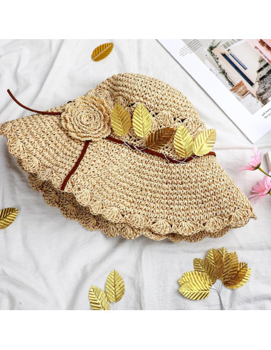 200 Hojas Artificiales Doradas Xthrotsenk para Decoración DIY