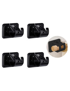 Soportes Adhesivos para Varilla de Cortina Waxxy 4 Piezas