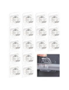 Soporte para Barra de Cortina Sin Perforación Tendiren 16pcs