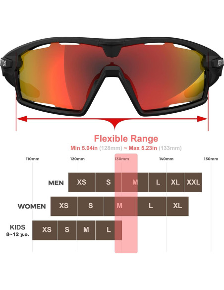 Gafas de Sol RT100 para Ciclismo Unisex - Protección UV