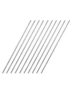 Varilla Redonda Sólida de Acero Inoxidable 304 Uxcell - 10pcs 2mm x 150mm