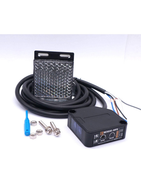 Sensor de Haz Fotoeléctrico Taiss BEN5M 12-240VDC 5m IP65