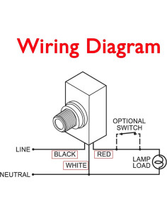 Interruptor Fotoeléctrico Lelukee para Luz Exterior 120V AC 2