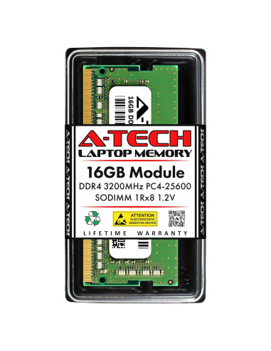Memoria RAM A-Tech 16GB DDR4 3200MHz SO-DIMM 260-Pin