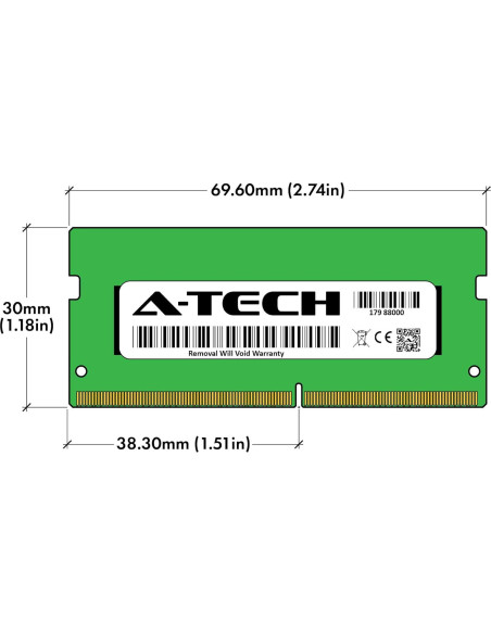 Memoria RAM A-Tech 16GB DDR4 3200MHz SO-DIMM 260-Pin