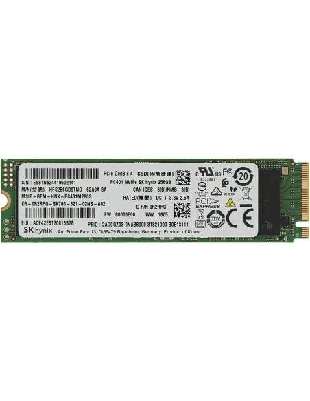 SSD M.2 256GB SK Hynix HFS256GD9MND-5510A NVMe PCIe