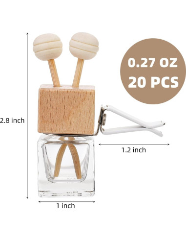 Paquete de 20 Botellas Difusoras de Aceite Esencial WRINGKIT