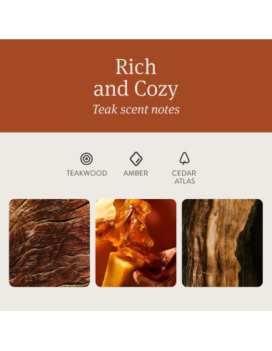 Ambientador de coche Drift - Aroma de Teca - Recargable