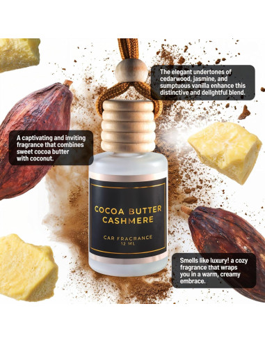 Ambientador de Automóvil A+ Fragancias Manteca de Coco Cashmere - Dura 60 Días