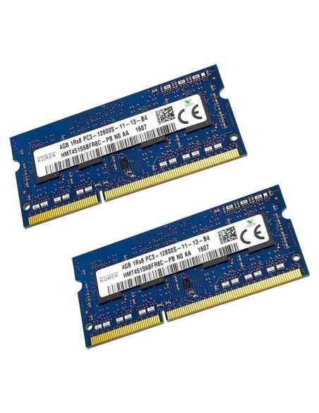 Memoria RAM Laptop Genérico 8GB (2x4GB) DDR3 SoDIMM 1600MHz Memoria RAM Laptop Genérico 8GB (2x4GB) DDR3 SoDIMM 1600MHz