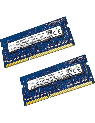 Memoria RAM Laptop Genérico 8GB (2x4GB) DDR3 SoDIMM 1600MHz