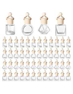 100 Pcs Difusores de Aceite BBTO para Auto con Tapa de Madera