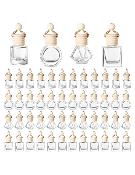 100 Pcs Difusores de Aceite BBTO para Auto con Tapa de Madera