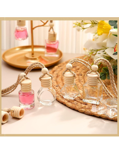 100 Pcs Difusores de Aceite BBTO para Auto con Tapa de Madera