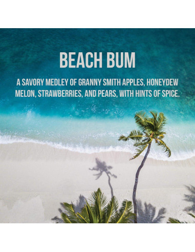 Ambientador de Auto Arotags de Madera - Fragancia Playa - Hecho en EE. UU.