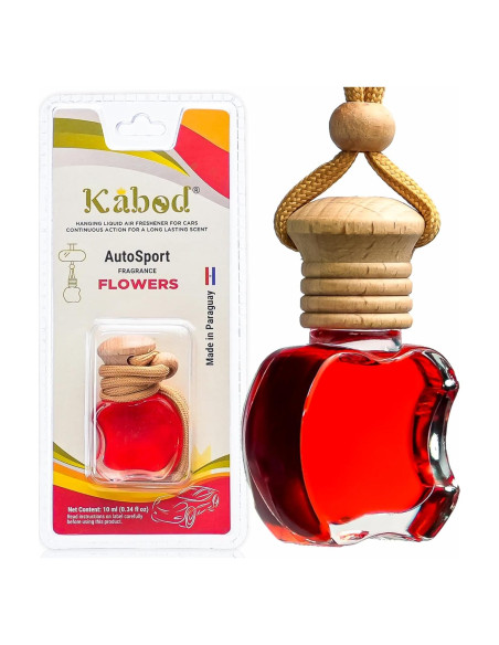 Ambientador de Auto Kabod AutoSport Flores 10 ml Duradero Ambientador de Auto Kabod AutoSport Flores 10 ml Duradero