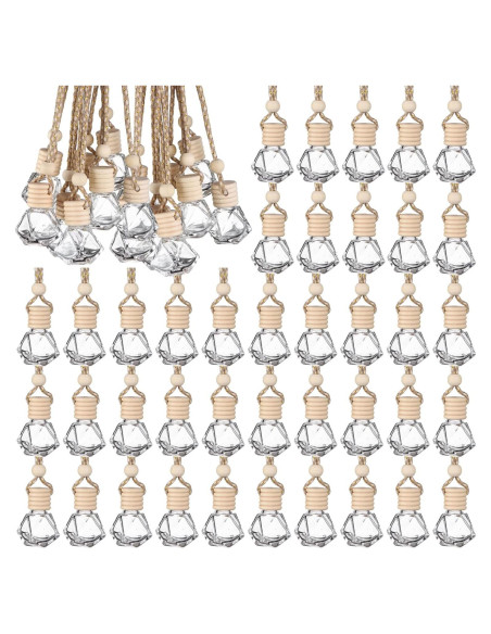 50 Botellas de Vidrio 8ml Ambientador para Coche XianXiao 50 Botellas de Vidrio 8ml Ambientador para Coche XianXiao