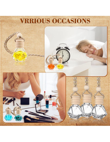 50 Botellas de Vidrio 8ml Ambientador para Coche XianXiao