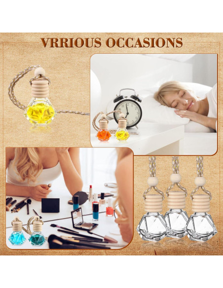 50 Botellas de Vidrio 8ml Ambientador para Coche XianXiao 50 Botellas de Vidrio 8ml Ambientador para Coche XianXiao