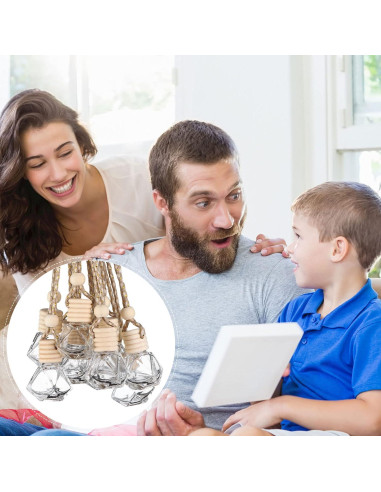 50 Botellas de Vidrio 8ml Ambientador para Coche XianXiao