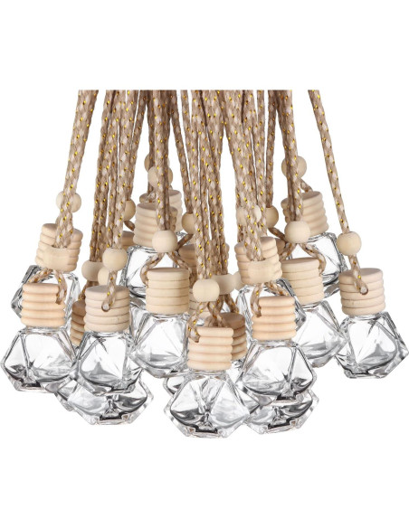 50 Botellas de Vidrio 8ml Ambientador para Coche XianXiao 50 Botellas de Vidrio 8ml Ambientador para Coche XianXiao