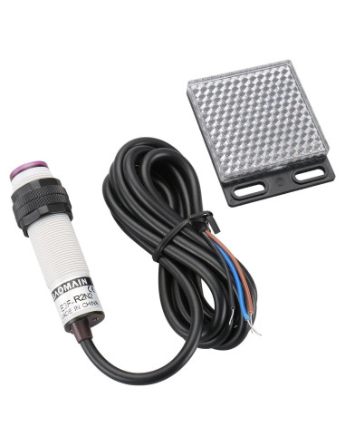 Sensor Fotoeléctrico Baomain E3F-R2N2 NPN NC 2m 10-30V