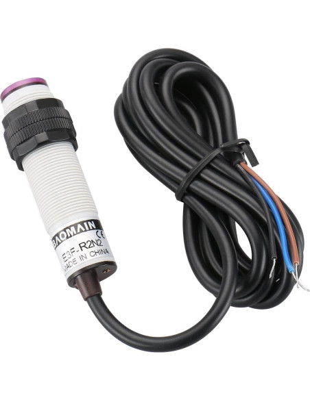 Sensor Fotoeléctrico Baomain E3F-R2N2 NPN NC 2m 10-30V