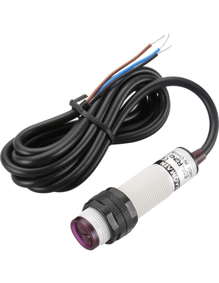 Sensor Fotoeléctrico Baomain E3F-R2N2 NPN NC 2m 10-30V
