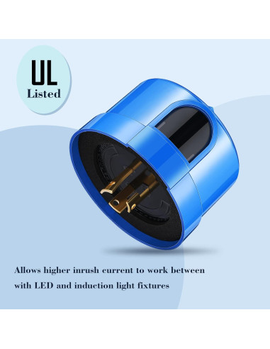 Fotocélula Automática Flutesan 3pcs Sensor Luz Exterior 120-277V