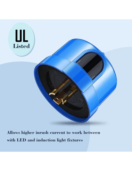 Fotocélula Automática Flutesan 3pcs Sensor Luz Exterior 120-277V